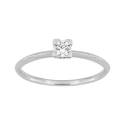Anillo Solitario Oro Blanco 18kts Argyor MRM (18)1.7726.31 Diamante 0,15ct GH-P