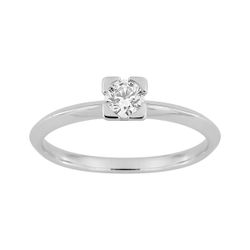Anillo Solitario Oro Blanco 18kts Argyor MRM (18)1.7728.21 Diamante 0,25ct GH-SI