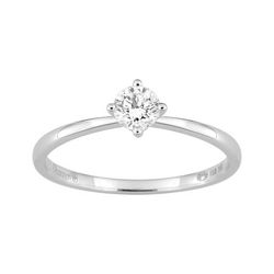 Anillo Solitario Oro Blanco 18kts Argyor MRM (18)DS1145.21 Diamantes Laboratorio 0,30ct