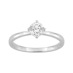 Anillo Solitario Oro Blanco 18kts Argyor MRM (18)DS1146.21 Diamantes Laboratorio 0,50ct