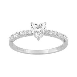 Anillo Solitario Oro Blanco 18kts Argyor MRM (18)DS1147.21 Diamantes Laboratorio 0,52ct