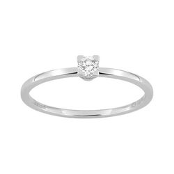 Anillo Solitario Oro Blanco 18kts Argyor MRM (18)DS1154.21 Diamante Laboratorio 0,10ct DI.SN F-VS