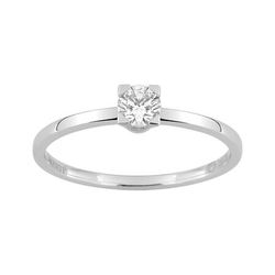 Anillo Solitario Oro Blanco 18kts Argyor MRM (18)DS1155.21 Diamante Laboratorio 0,20ct DI.SN F-VS