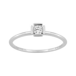 Anillo Solitario Oro Blanco 18kts Argyor MRM Mujer (18)DS1103.21 Diamante Laboratorio 0,20ct