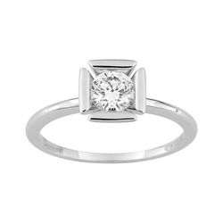 Anillo Solitario Oro Blanco 18kts Argyor MRM Mujer (18)DS1105.21 Diamante Laboratorio 0,50ct