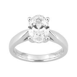 Anillo Solitario Oro Blanco 18kts Argyor MRM Mujer (18)DS1111.21 Diamante Laboratorio 2,00ct