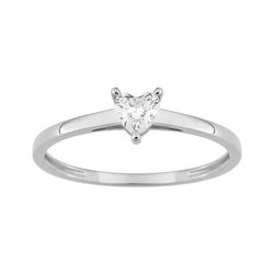 Anillo Solitario Oro Blanco 9kts Argyor MRM (9)9KLGD120W Diamante Laboratorio 0,19ct