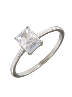 Anillo Solitario Plata Mujer PANI2245 Circonita