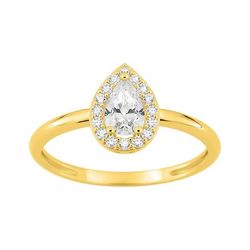 Anillo Sortija Metal Chapado Oro Argyor Mujer (CH)137460.1  Circonitas