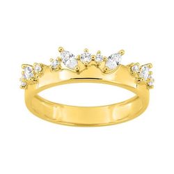 Anillo Sortija Metal Chapado Oro Argyor Mujer (CH)137474.1 Circonitas