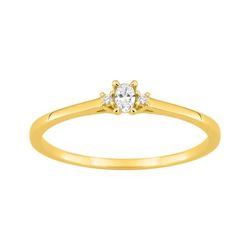 Anillo Sortija Oro 9Kts (9)9KLGD177Y Diamantes Laboratorio 0,07ct