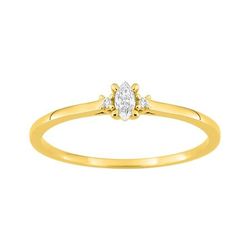 Anillo Sortija Oro 9Kts (9)9KLGD181Y Diamantes Laboratorio 0,07ct