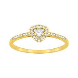 Anillo Sortija Oro 9Kts (9)9KLGD188Y Diamantes Laboratorio 0,18ct