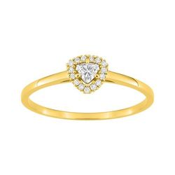 Anillo Sortija Oro 9Kts (9)9KLGD189Y Diamantes Laboratorio 0,13ct