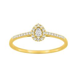 Anillo Sortija Oro 9Kts (9)9KLGD199Y Diamantes Laboratorio 0,16ct