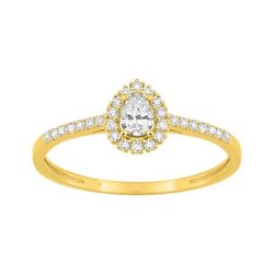 Anillo Sortija Oro 9Kts (9)9KLGD200Y Diamantes Laboratorio 0,29ct