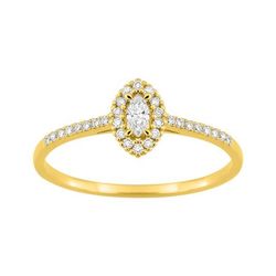 Anillo Sortija Oro 9Kts (9)9KLGD201Y Diamantes Laboratorio 0,18ct