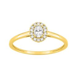 Anillo Sortija Oro 9Kts (9)9KLGD204Y Diamantes Laboratorio 0,23ct