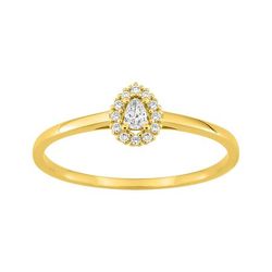 Anillo Sortija Oro 9Kts (9)9KLGD208Y Diamante Laboratorio 0,10ct