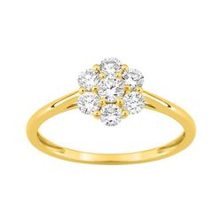 Anillo Sortija Oro 9Kts (9)9KLGD216Y Diamantes Laboratorio 0,53ct