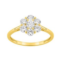 Anillo Sortija Oro 9Kts (9)9KLGD217Y Diamantes Laboratorio 0,78ct