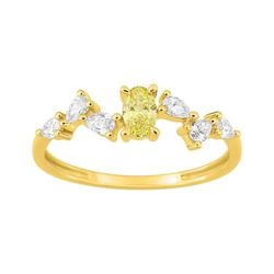 Anillo Sortija Oro 9Kts (9)9KLGY154Y Diamantes Laboratorio 0,50ct