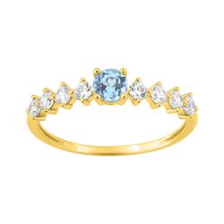 Anillo Sortija Oro 9Kts Argyor MRM (9)197693.T0 Topacio Azul Circonitas