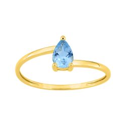 Anillo Sortija Oro 9Kts Argyor MRM (9)197733.T0 Piedra Topacio Azul 0,46ct