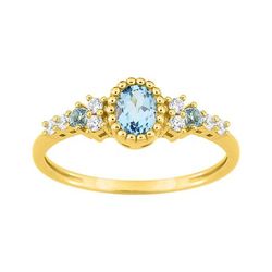 Anillo Sortija Oro 9kts Argyor MRM (9)197753.T0 Circonitas Piedras Topacio Azul