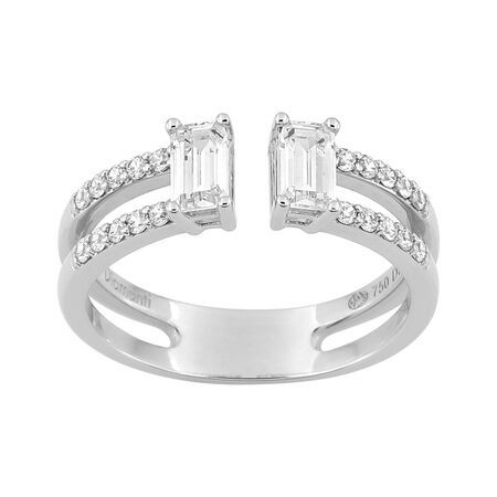 Anillo Sortija Oro Blanco 18kts Argyor MRM (18)DS1163.21 Diamantes Laboratorio 0,86ct DI.SN F-VS