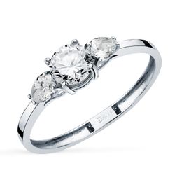 Anillo Sortija Oro Blanco 18kts P30188-2OBDI/09 Perla & Diamante Laboratorio 0,79ct