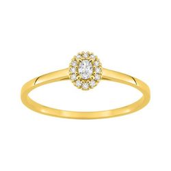 Anillo Sortija Oro 9Kts (9)9KLGD203Y Diamantes Laboratorio 0,29ct