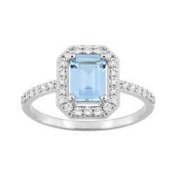 Anillo Sortija Plata Argyor MRM (AG)337423.6 Circonitas Azul Cielo