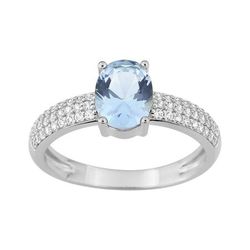 Anillo Sortija Plata Argyor MRM (AG)337429.6 Circonitas Azul Cielo