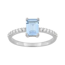 Anillo Sortija Plata Argyor MRM (AG)337430.6 Circonitas Azul Cielo