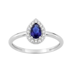 Anillo Sortija Plata Argyor MRM (AG)337460.2 Circonitas Azul Bicolor Blancas