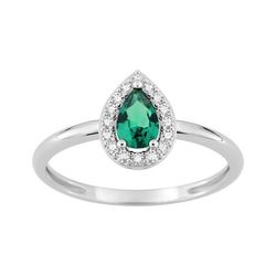 Anillo Sortija Plata Argyor MRM (AG)337460.4 Circonitas Verde Bicolor Blancas