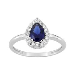 Anillo Sortija Plata Argyor MRM (AG)337462.2 Circonitas Azul Bicolor Blancas