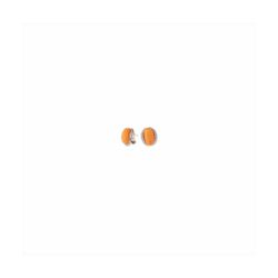 Anillo Sovrani Bronce J10847 Chapado Piedra Naranja Y Circonitas