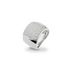 Anillo Sovrani Bronce J10940M17 Plateado Circonitas