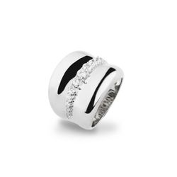 Anillo Sovrani Bronce J10954M17 Plateado Circonitas