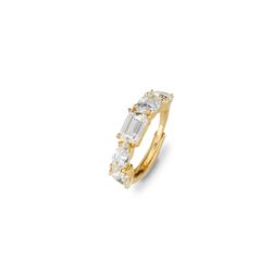 Anillo Sovrani Plata Dorada J11067M16 Circonitas