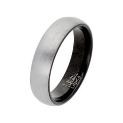 Anillo Tungsteno Liska Hombre MSR012 Plateado