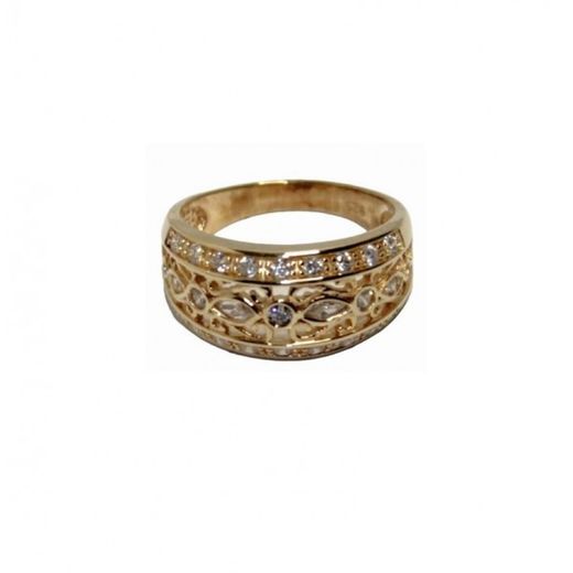 Xernus Ring Gold Silver NF2105 Zirconias