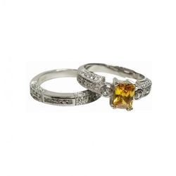 Anillo Xernus Plata NF1313 Circonitas Citrino