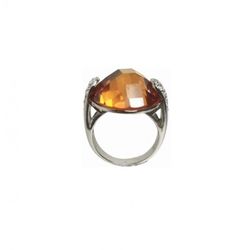Anillo Xernus Plata NF1834 Circonitas CristalTopacio