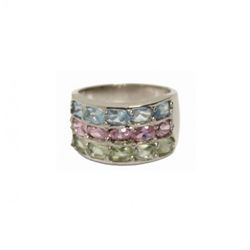 Anillo Xernus Plata NF1990 Circonitas Multicolor