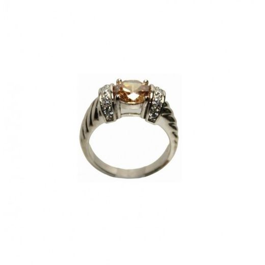Xernus Silver Ring NF2048 Topaz Zirconia