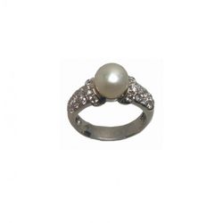 Anillo Xernus Plata NF2804 Circonitas Y Perla