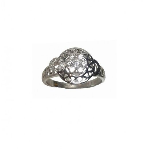 Anillo Xernus Plata NF3146 Calada Con Circonitas